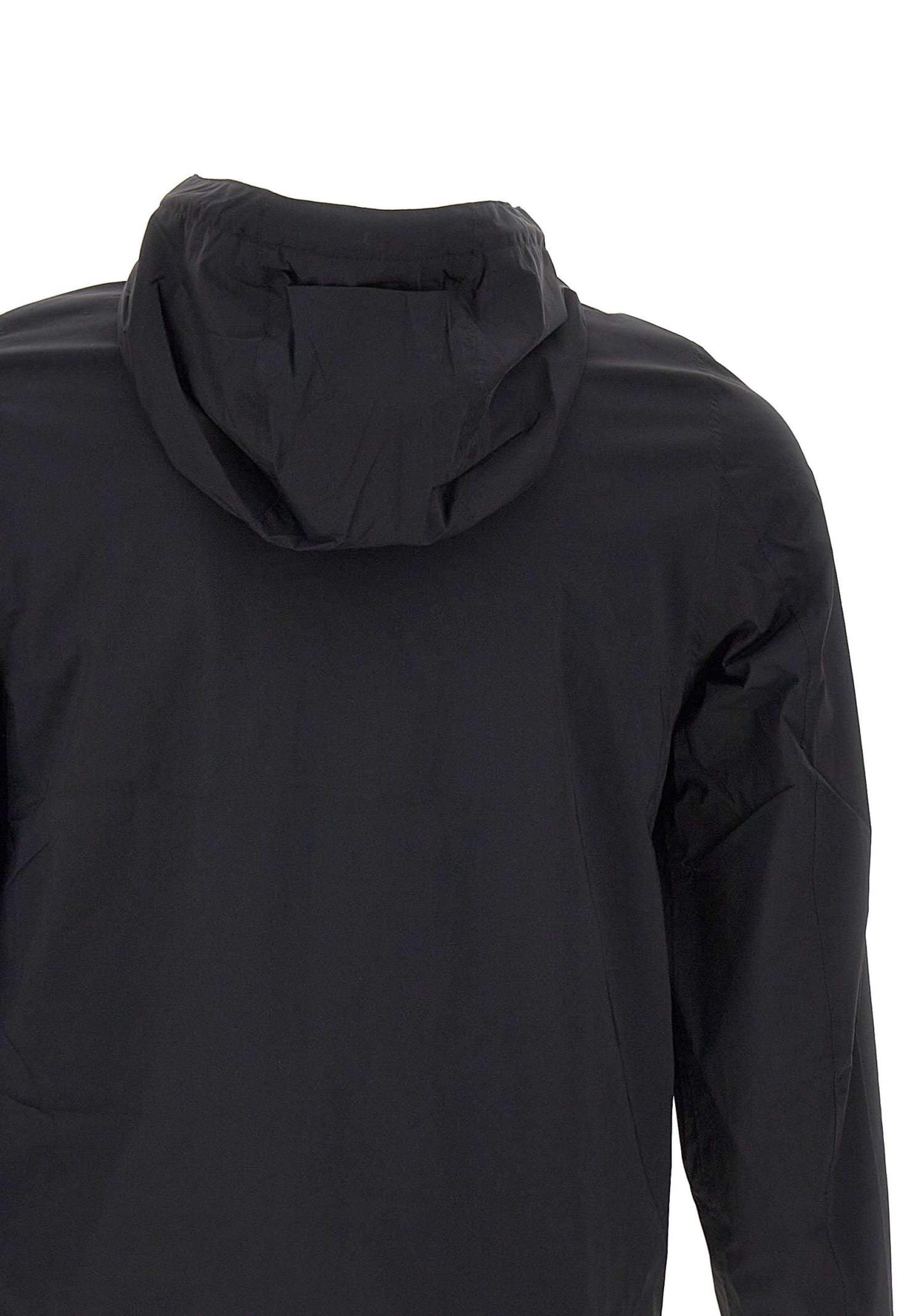 Shop K-way Jack Stretch Jersey Jacket Jacket In Black Pure