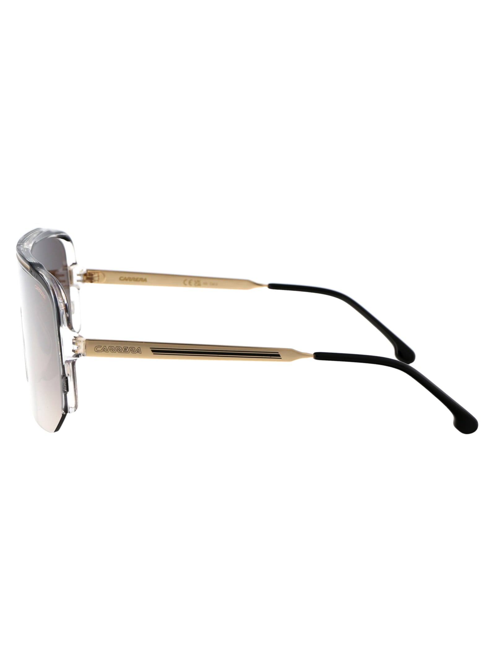 Carrera Black Gold Metal Sunglasses In Multi