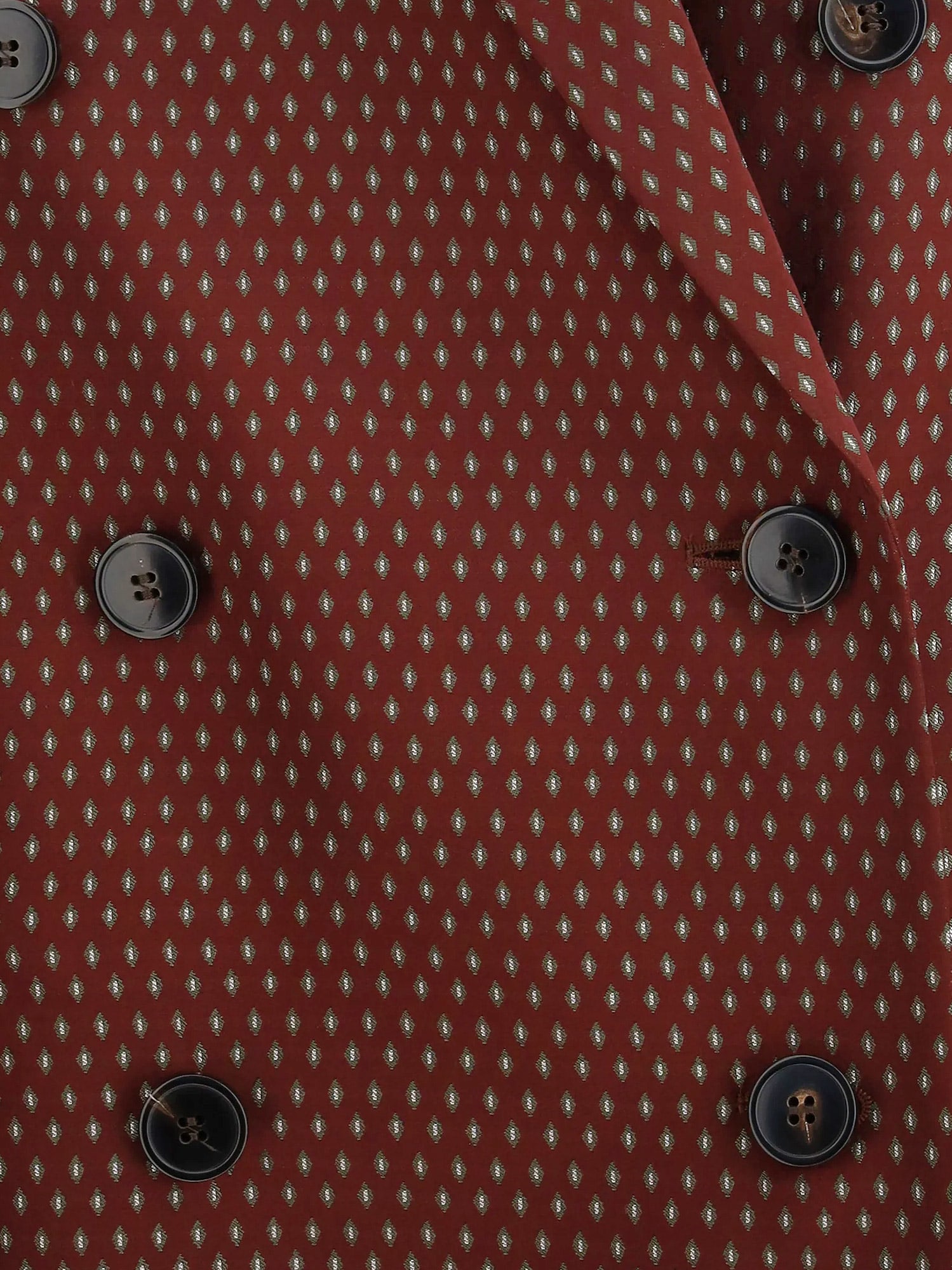 Dries Van Noten Bafya Double-breasted Patterned Blazer In Multi