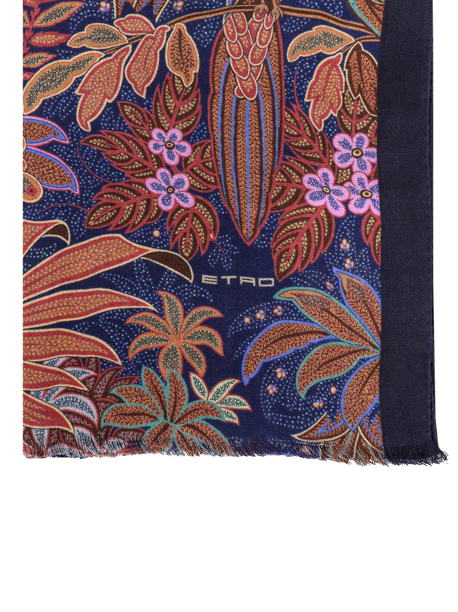 Shop Etro Scarf In Blue