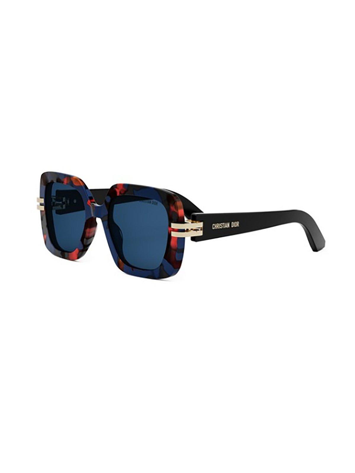Shop Dior C S2i Square Frame Sunglasses In 28b0