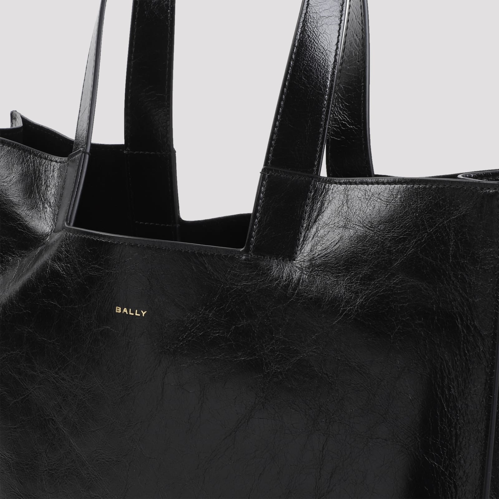 Shop Bally Tote In O Black