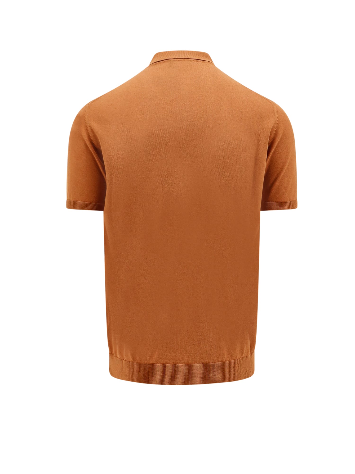 Shop Roberto Collina Polo Shirt In Brown