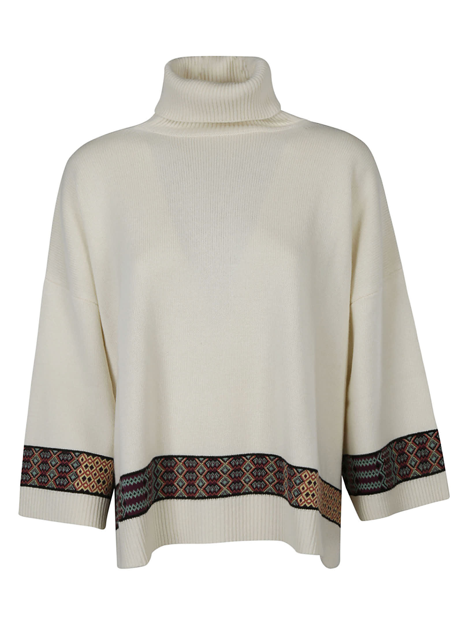 Etro Patterned Turtleneck Sweater