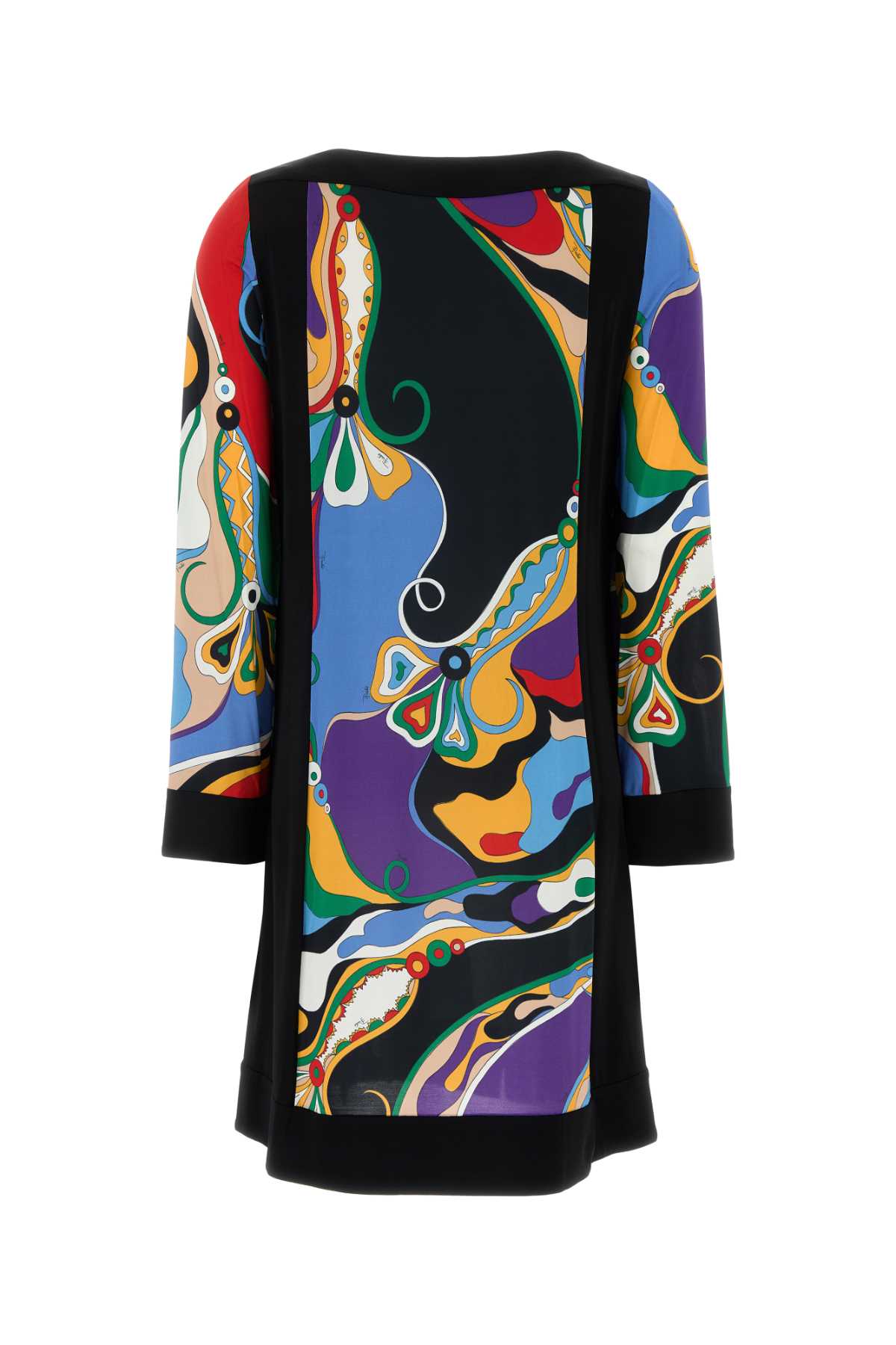 Pucci Orchidee-print Mini Dress In Violarosso