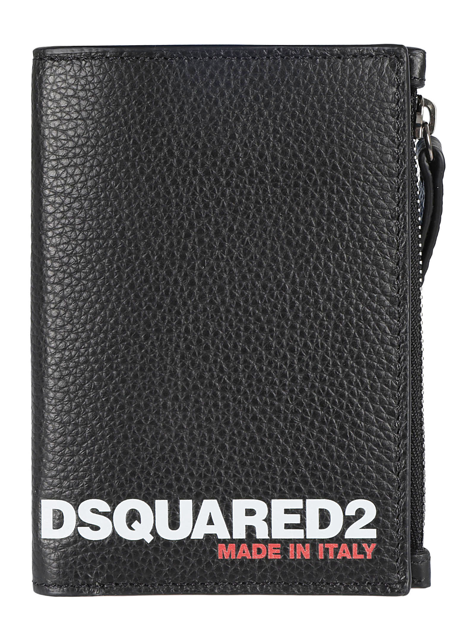 Shop Dsquared2 Zip-buttoned Wallet