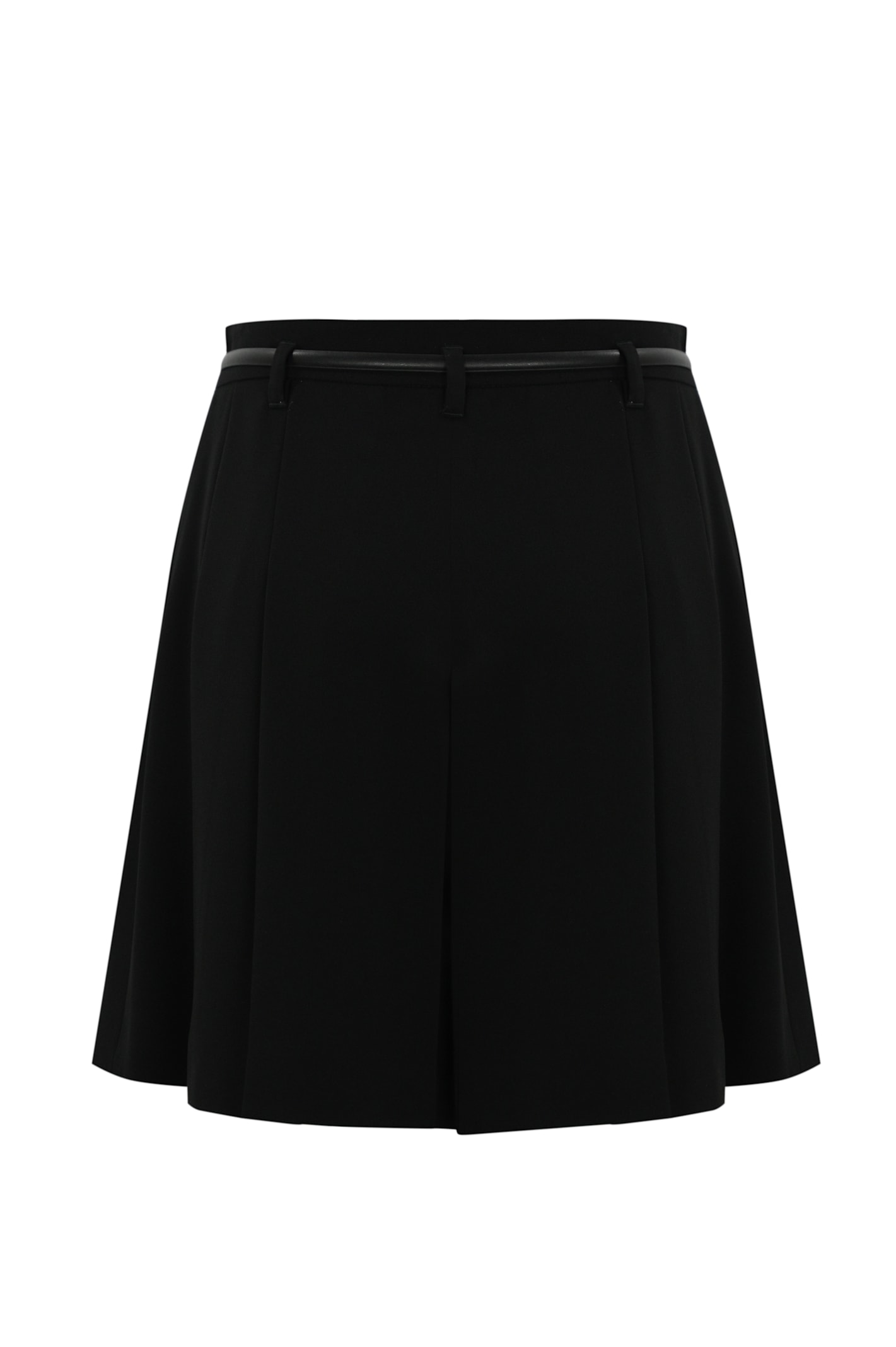 Shop Max Mara Abilita Culottes In Cady In Nero