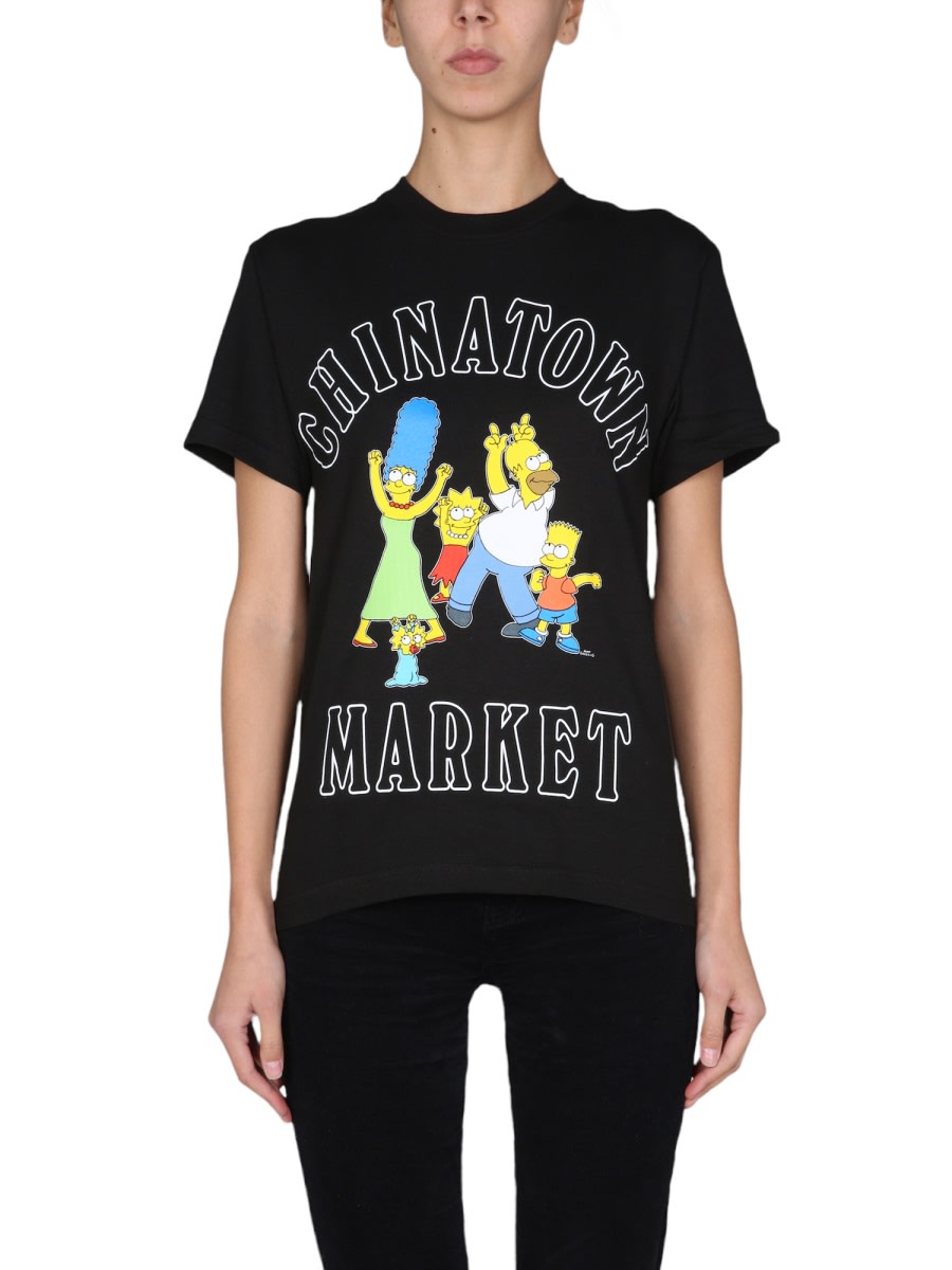 Shop Market Simpson Family T-shirt In Black