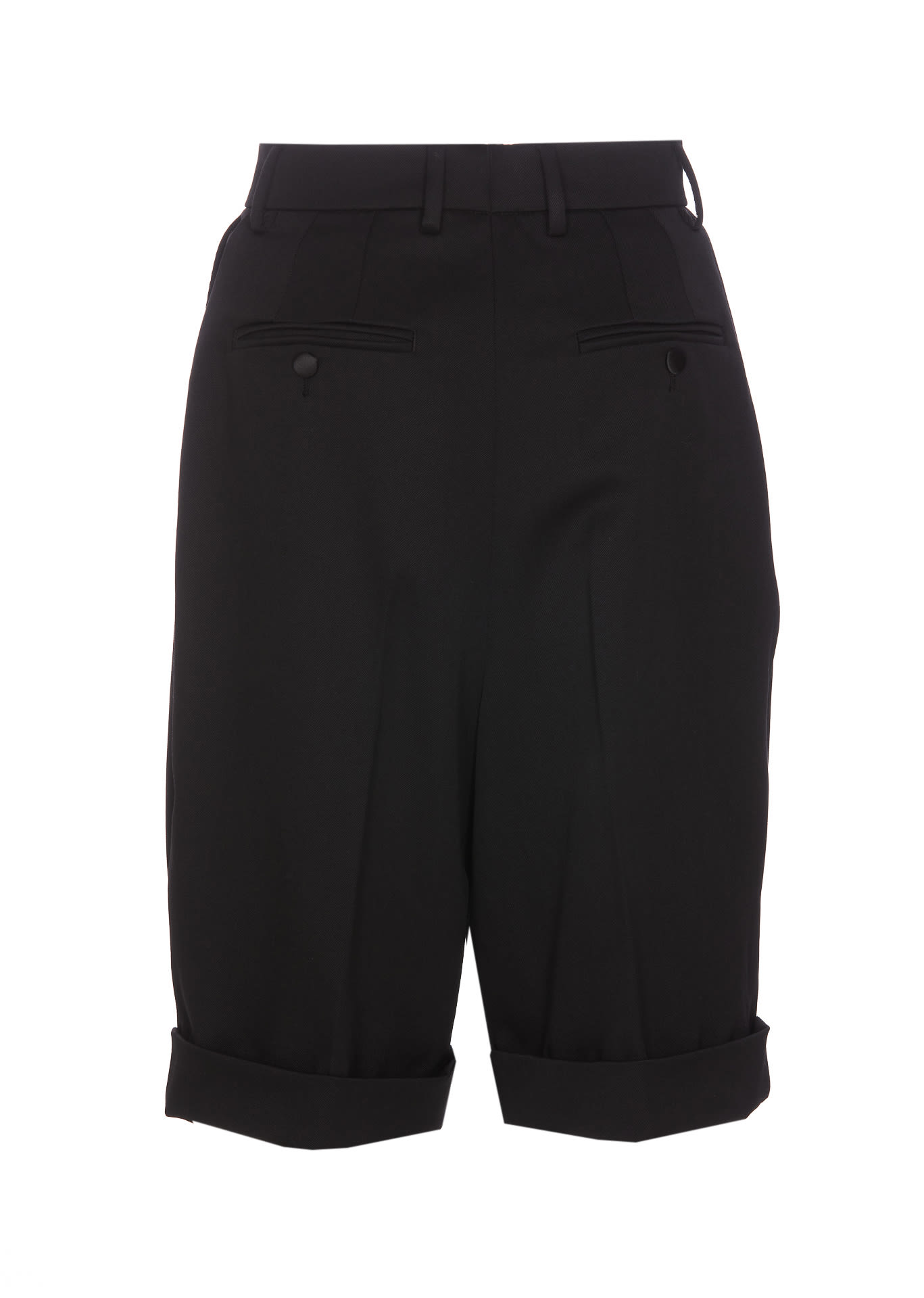 Shop Dolce & Gabbana Bermuda Shorts In Nero