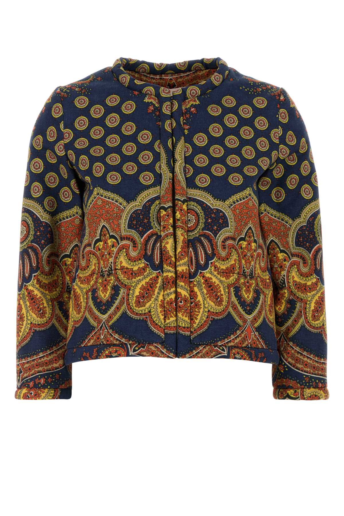 Printed Cotton Blazer