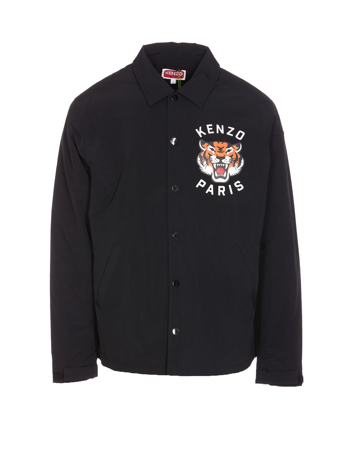 Shop Kenzo Lucky Tiger Jacket In Black