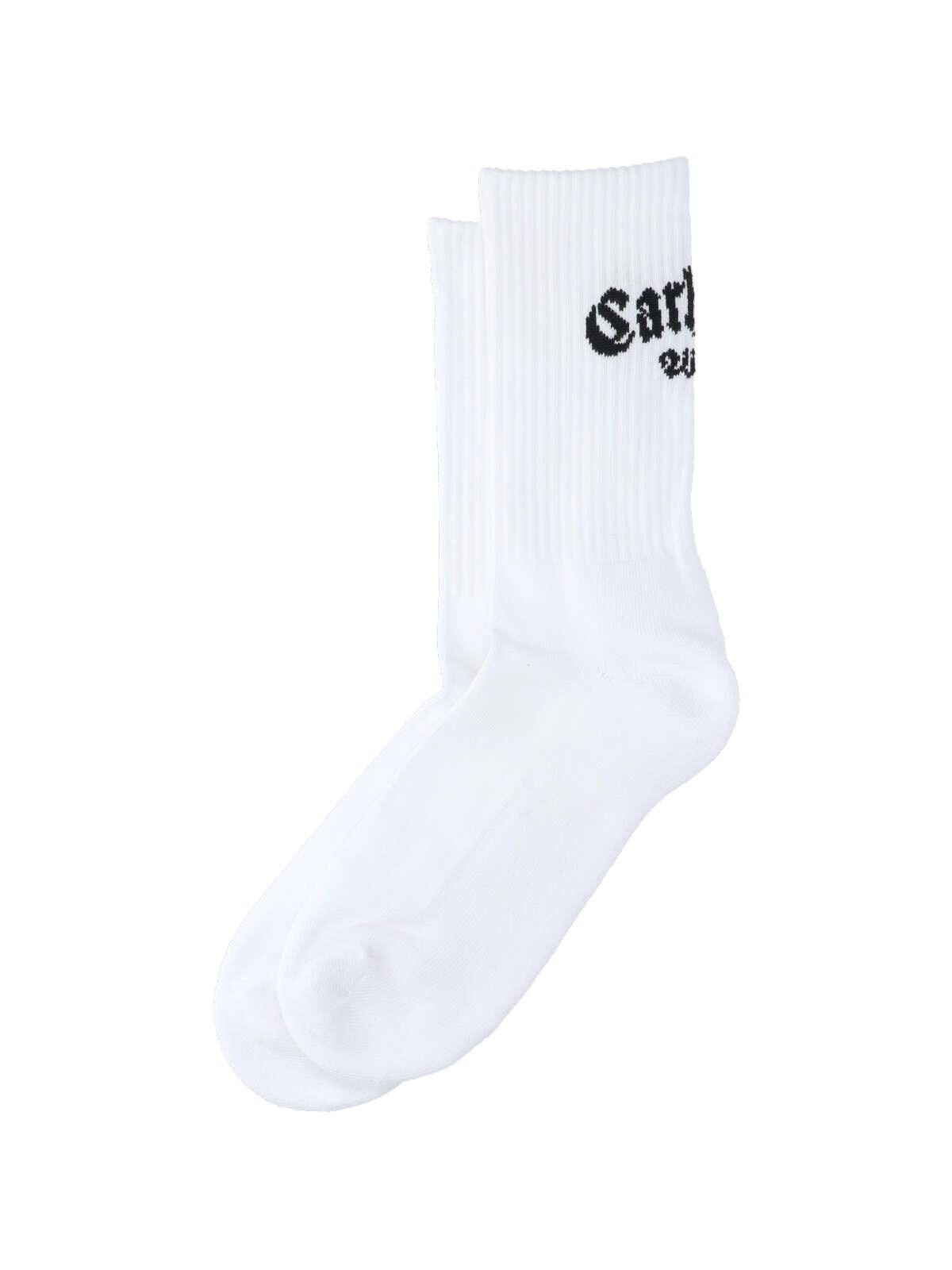 Shop Carhartt Onyx Socks In Bianco/nero