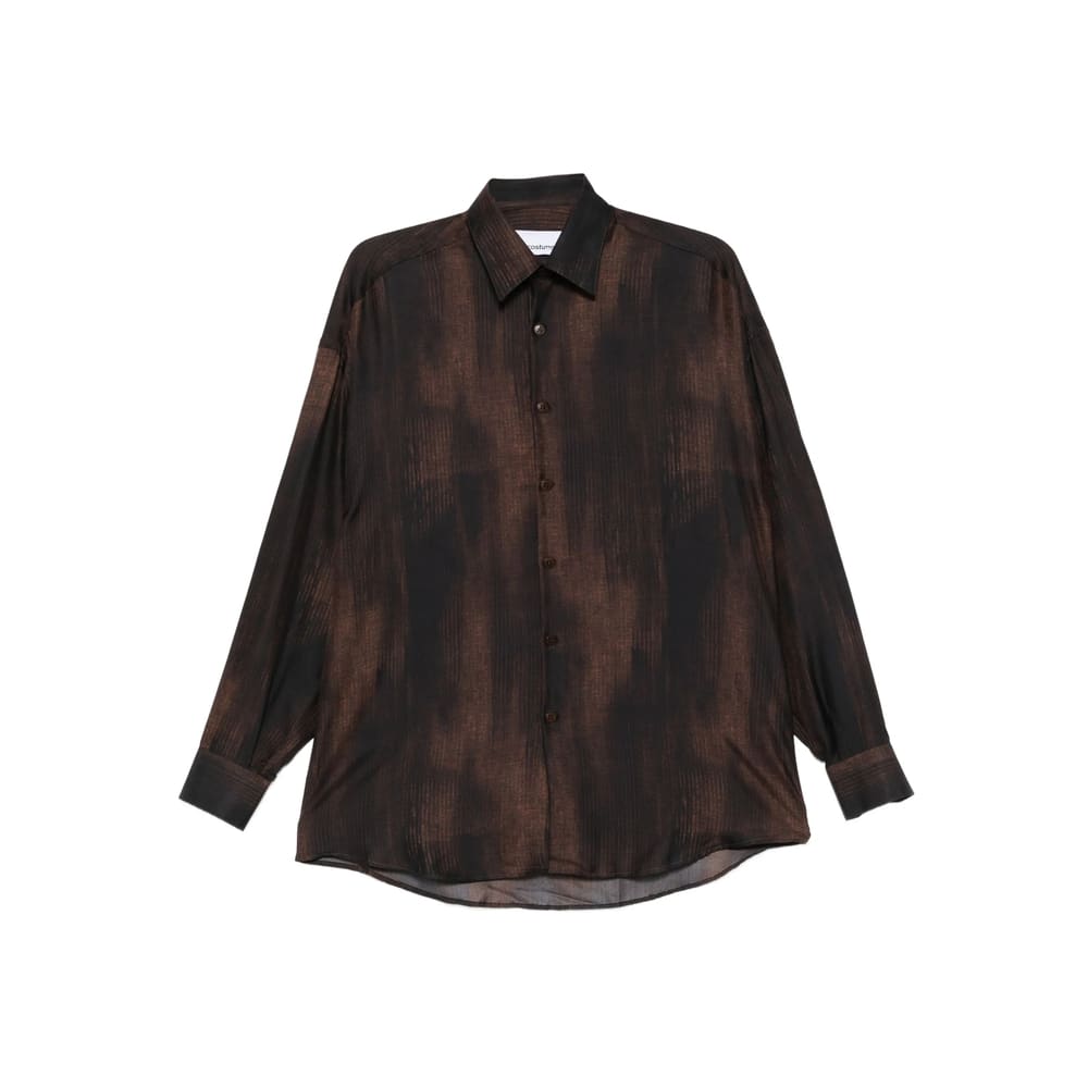 Costumein Long-sleeve Shirt In Brown