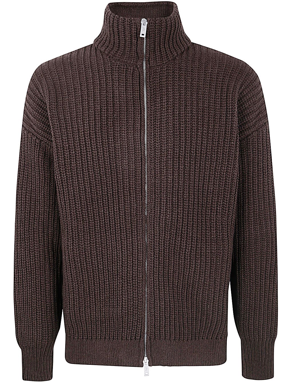 Shop Emporio Armani Blouson Jacket In Brown Melange