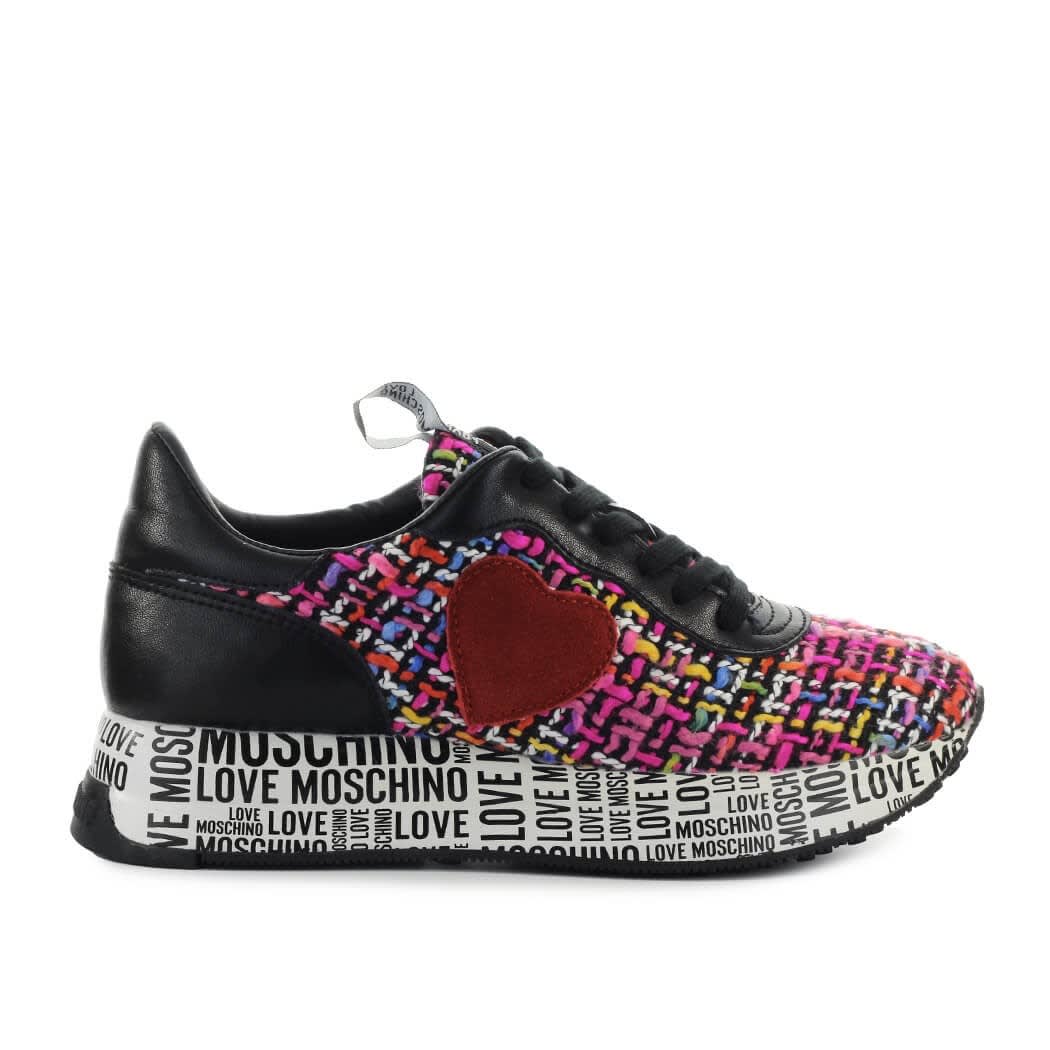 Love Moschino Multicolored Woven Sneaker