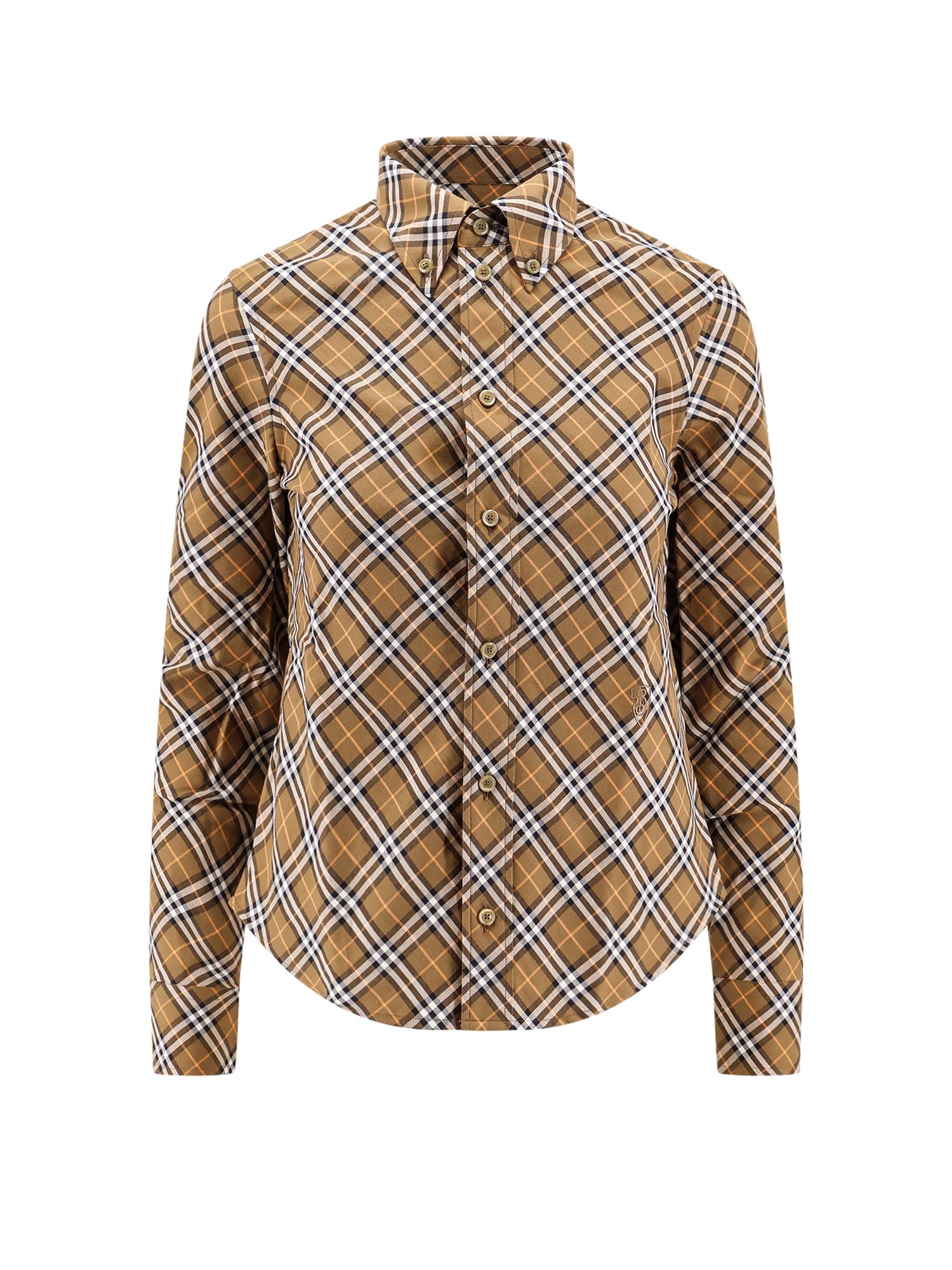 Shop Burberry Shirt In Green