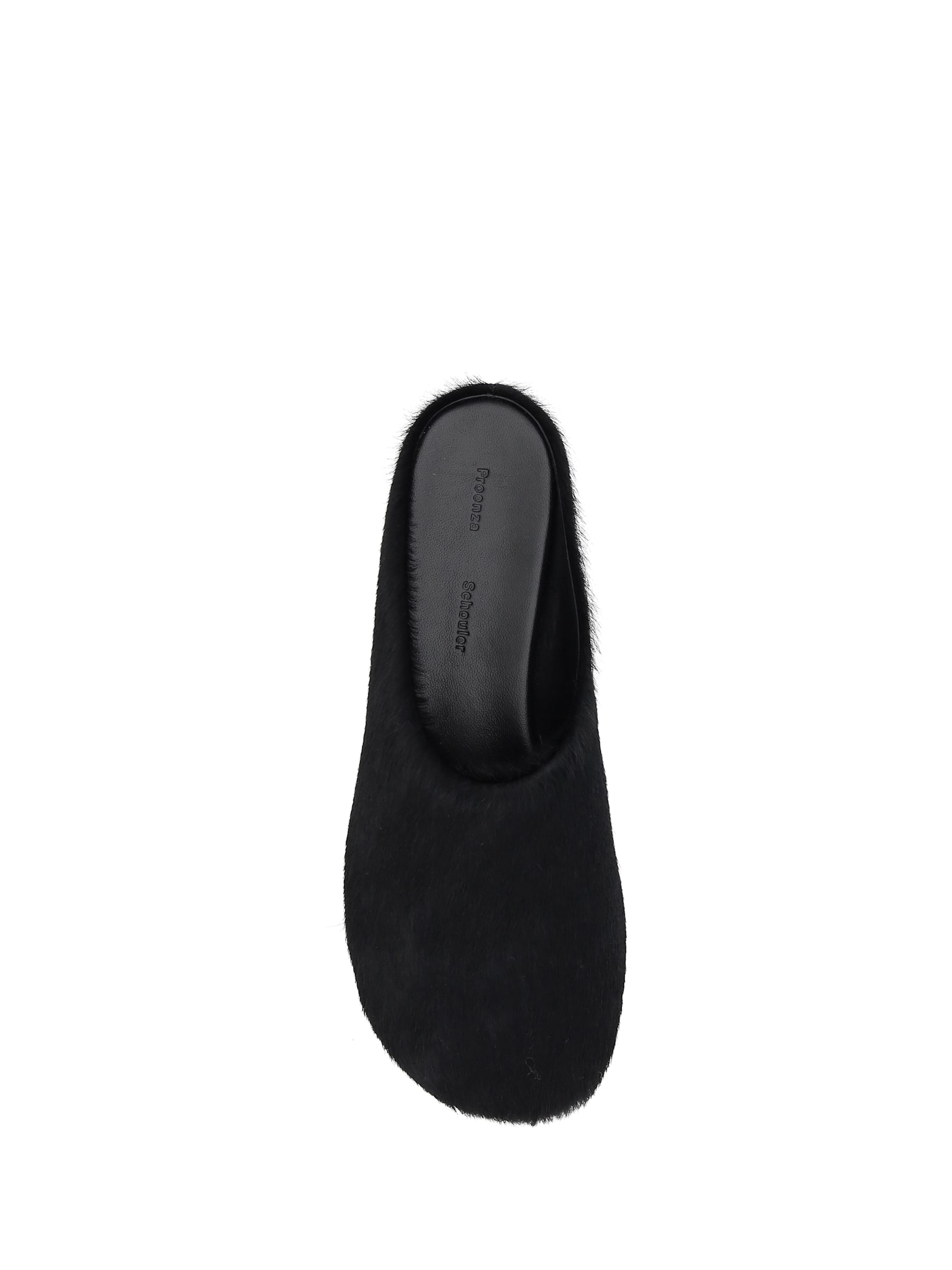 Shop Proenza Schouler Leather Mules In Black