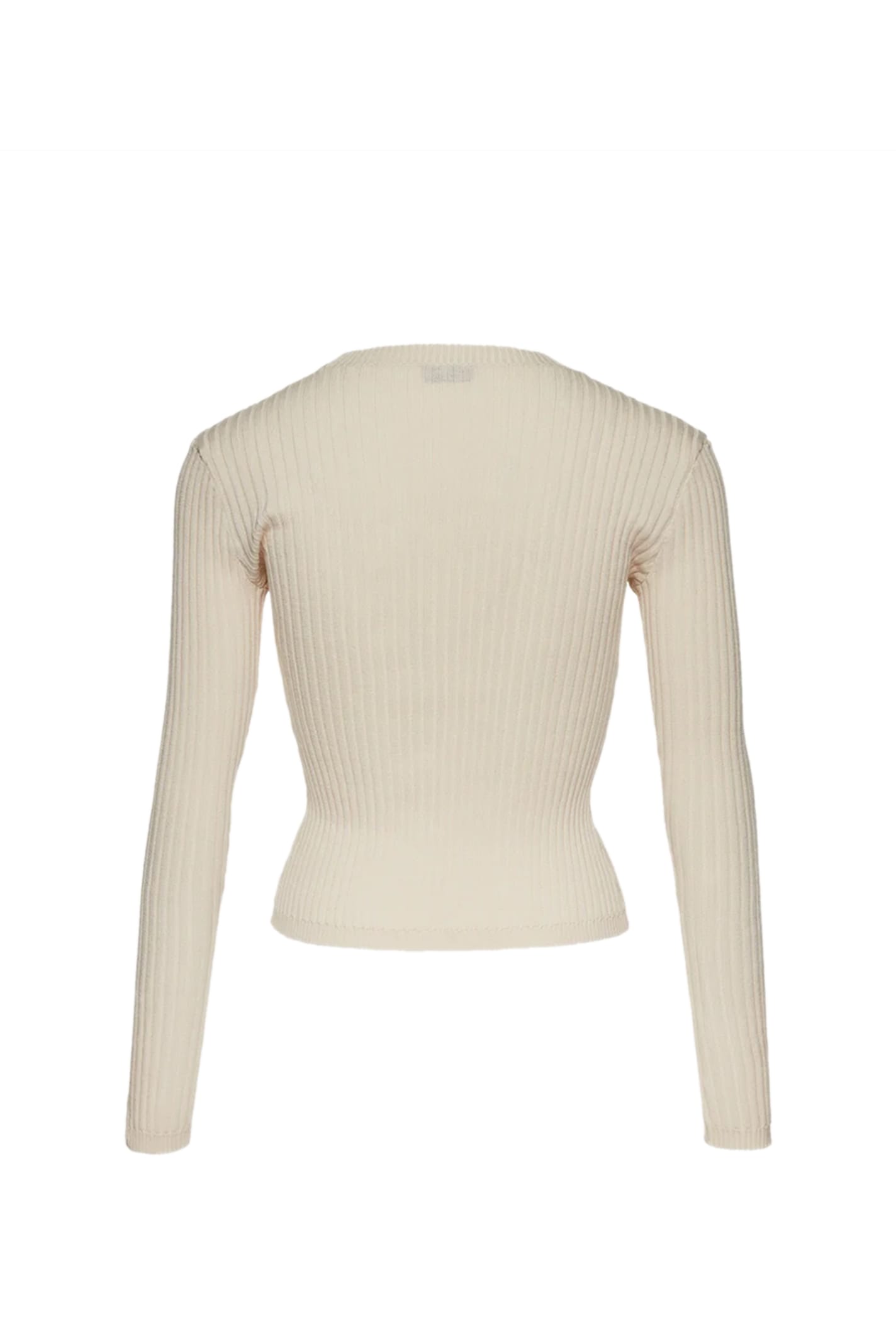 Shop Magda Butrym Cardigan In Beige