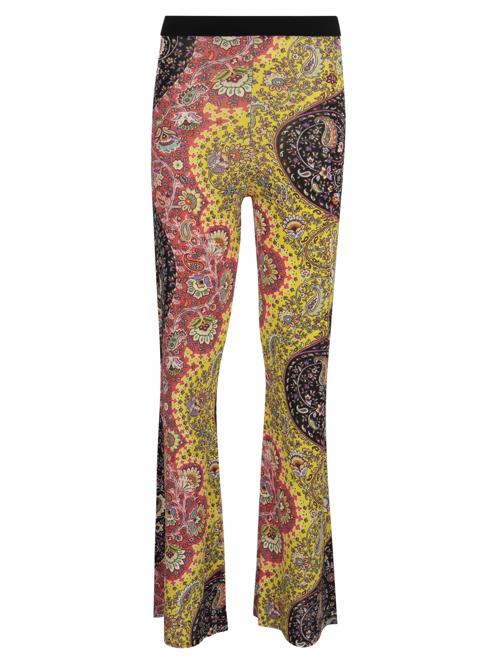 Etro Trousers With Sinuous Paisley Pattern