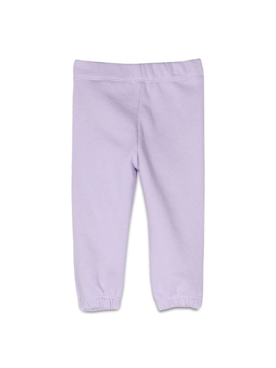 Shop Palm Angels Logo Sweat Pants In Lilac