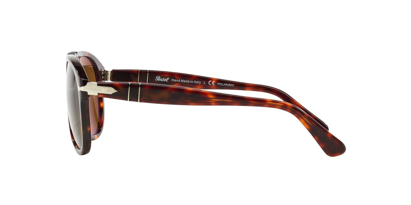 Shop Persol Oval Frame Sunglasses In 24/57