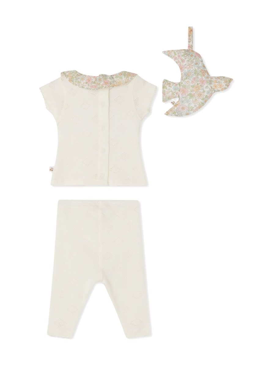Bonpoint Daisie Trouser Set In Neutral