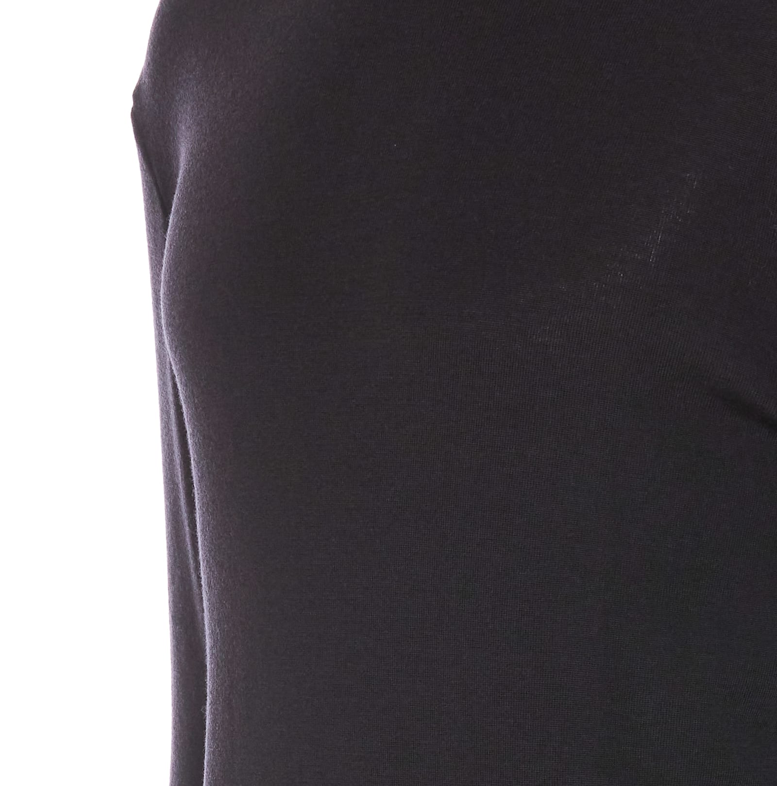 Shop Lemaire High Neck Sweater In Black