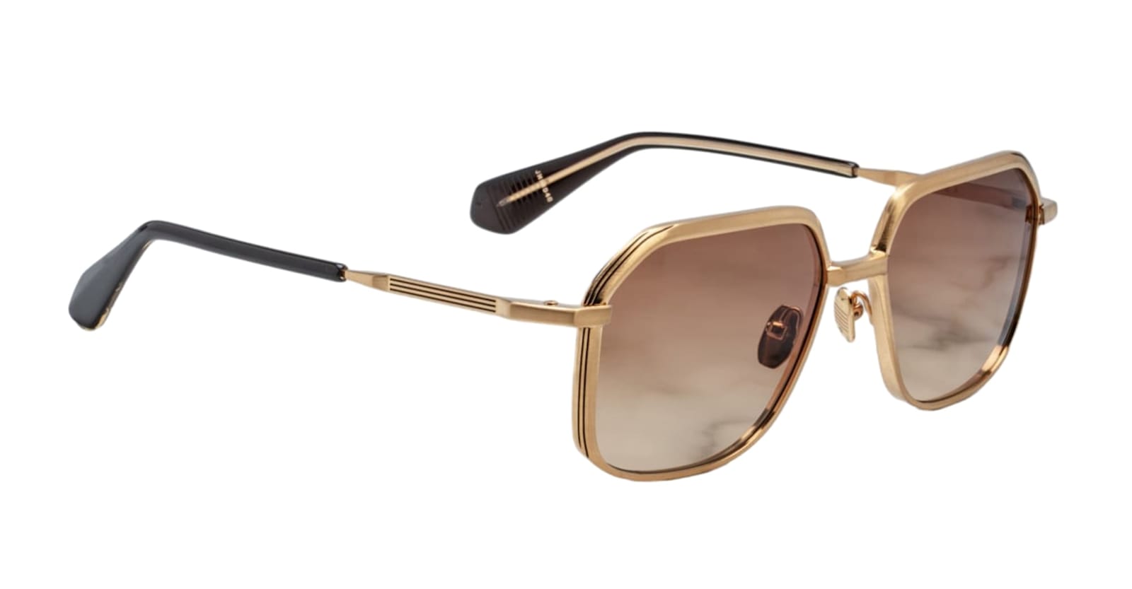 Shop Jacques Marie Mage Aida - Gold Sunglasses