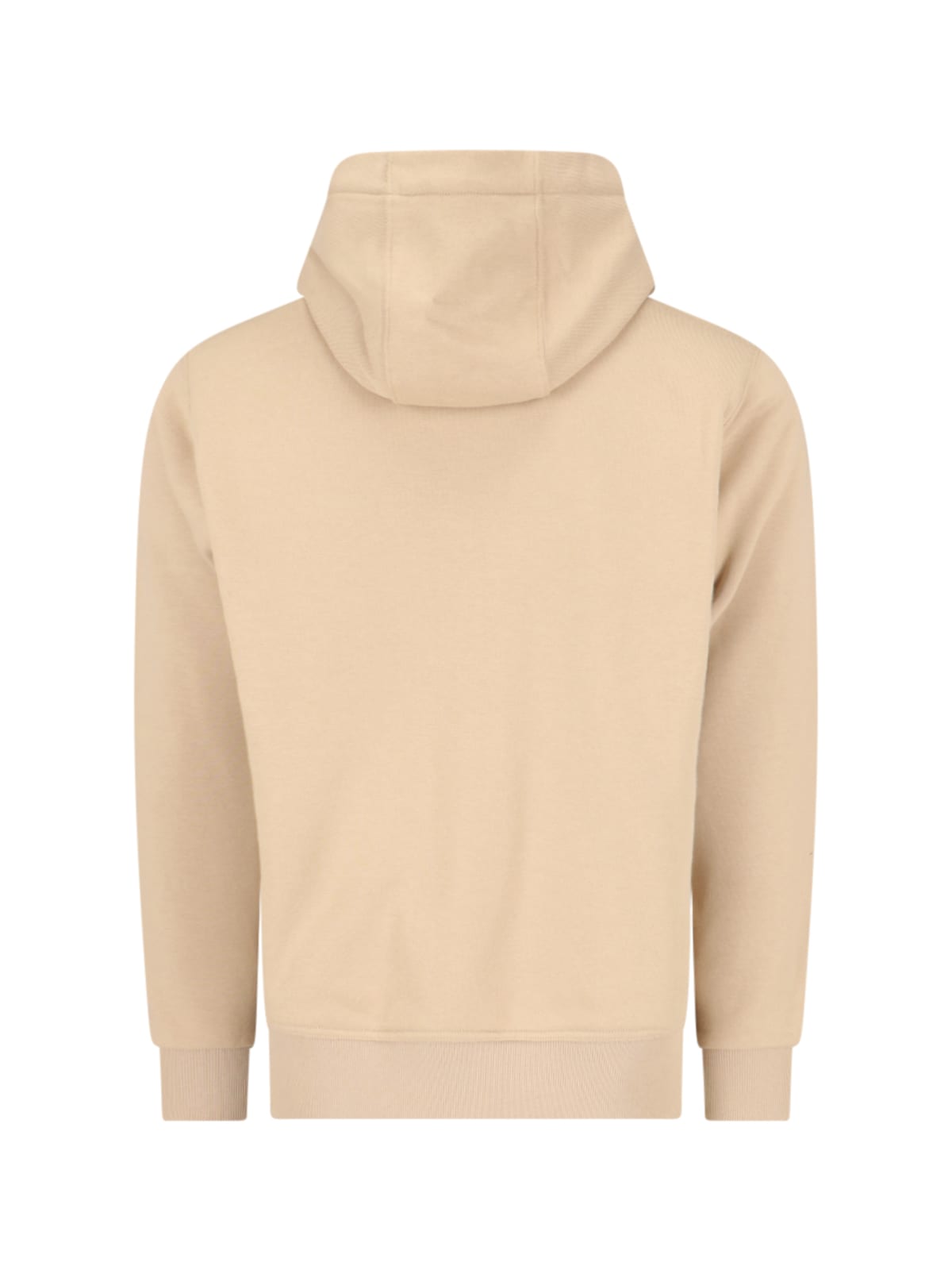 Shop Burberry Logo Sweatshirt In Beige