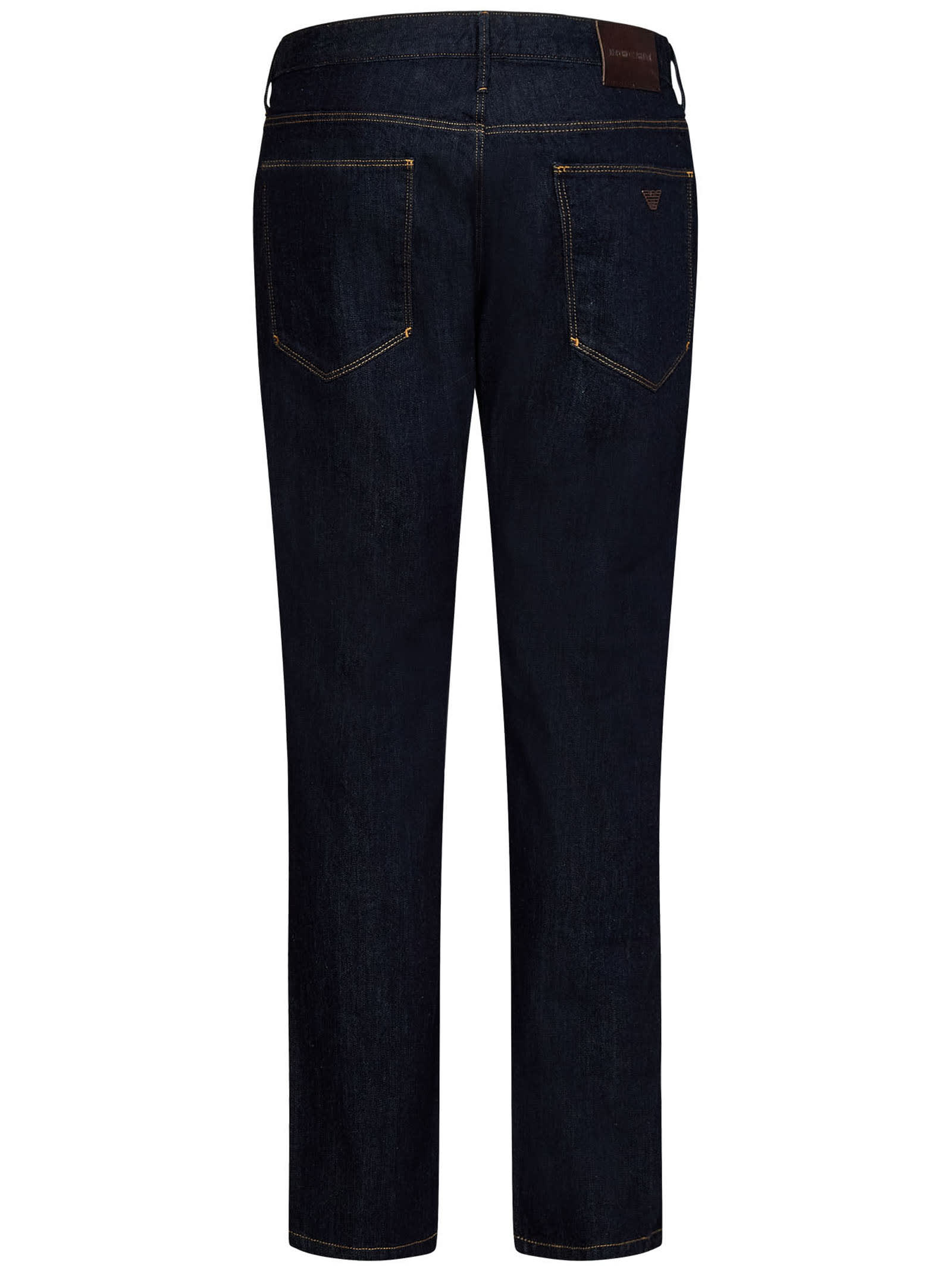 Shop Emporio Armani J06 Jeans In Blue