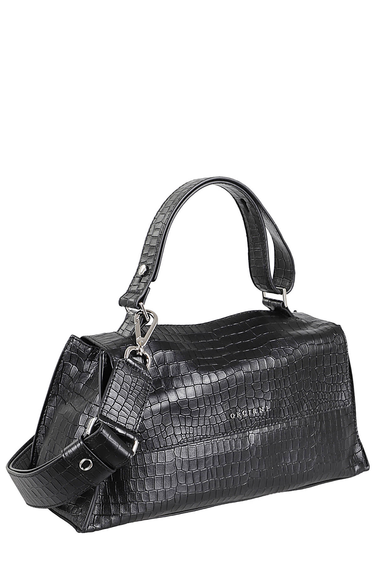 Shop Orciani Borsa In Pelle In Ner Nero