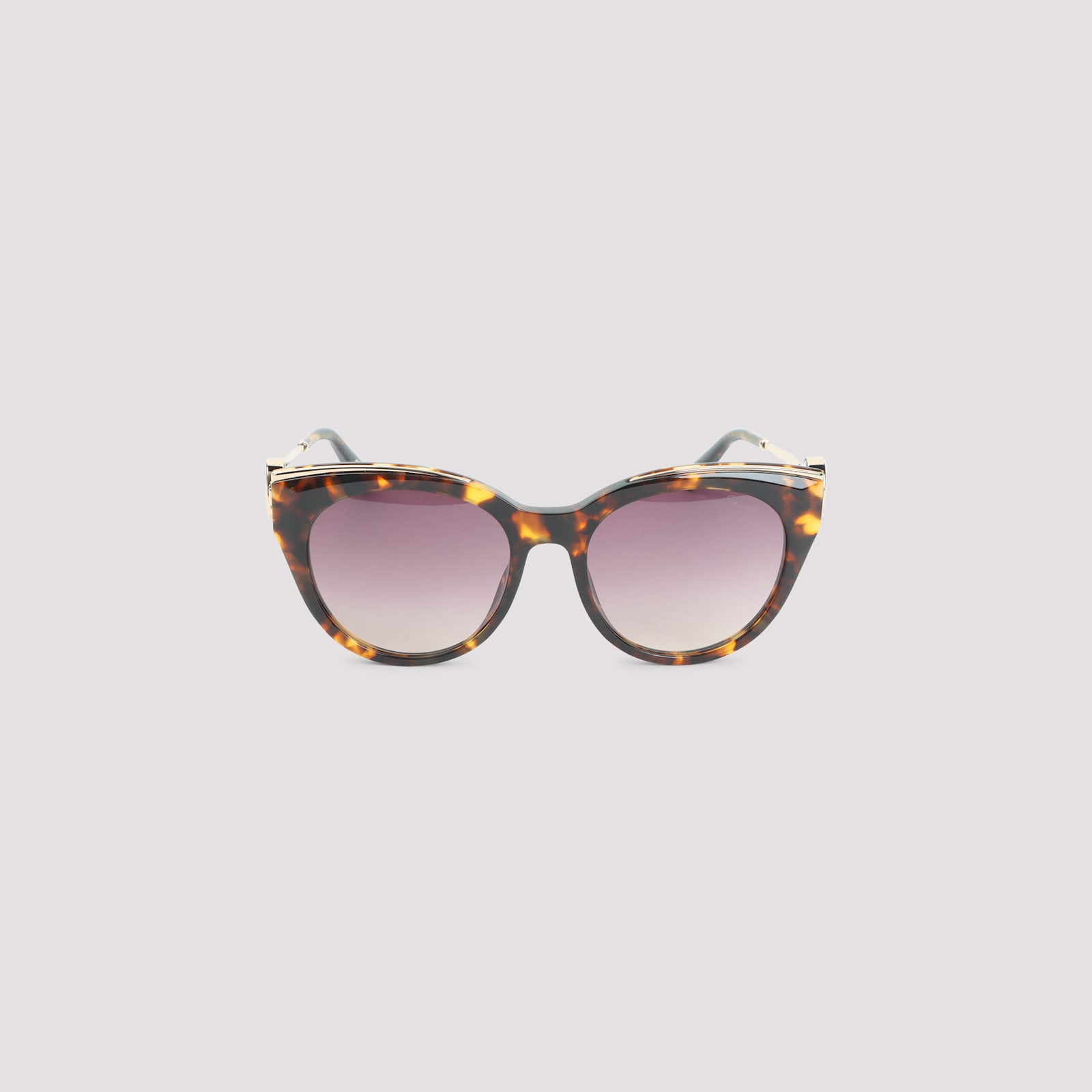 Chopard Acetate Sunglasses In Brown