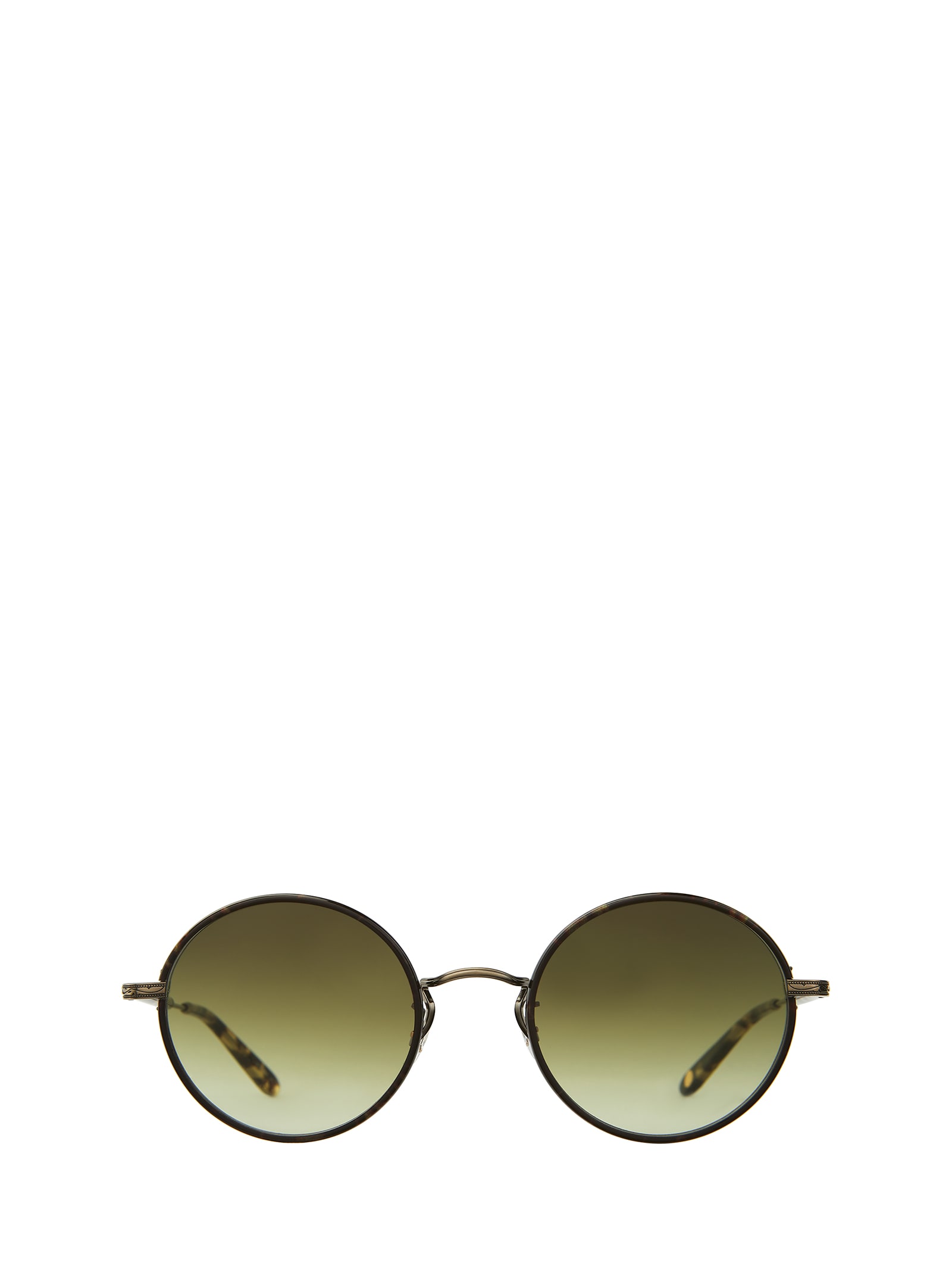 Garrett Leight Garrett Leight Fonda Sun Bourbon - Brushed Gold Sunglasses