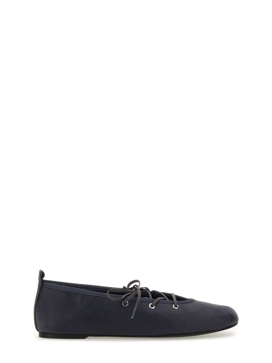 PALOMA WOOL LACE-UP BALLERINA PINA
