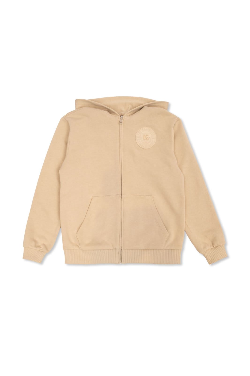 Shop Dolce & Gabbana Logo Patch Hoodie