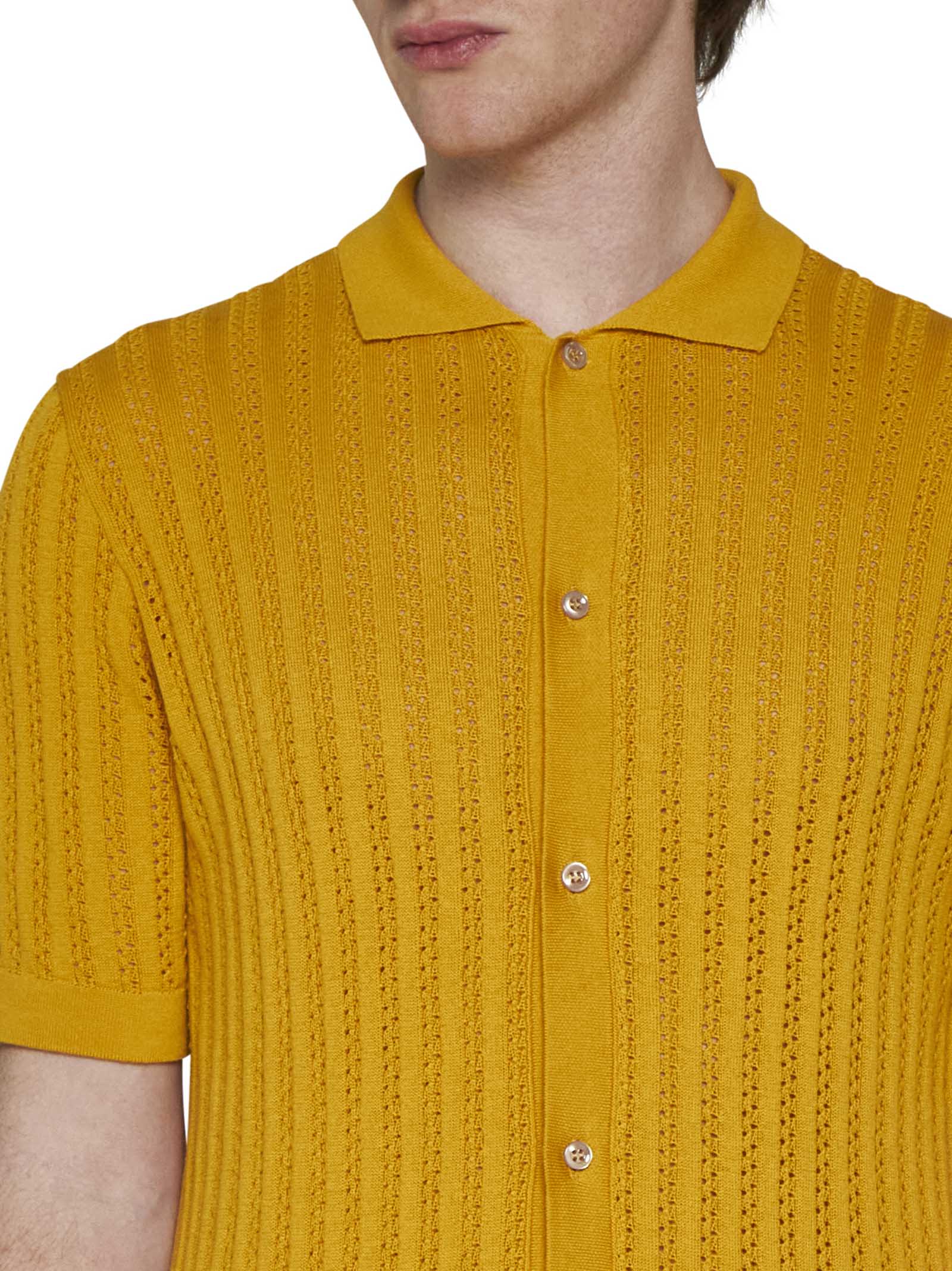 Shop Tagliatore Shirt In Yellow