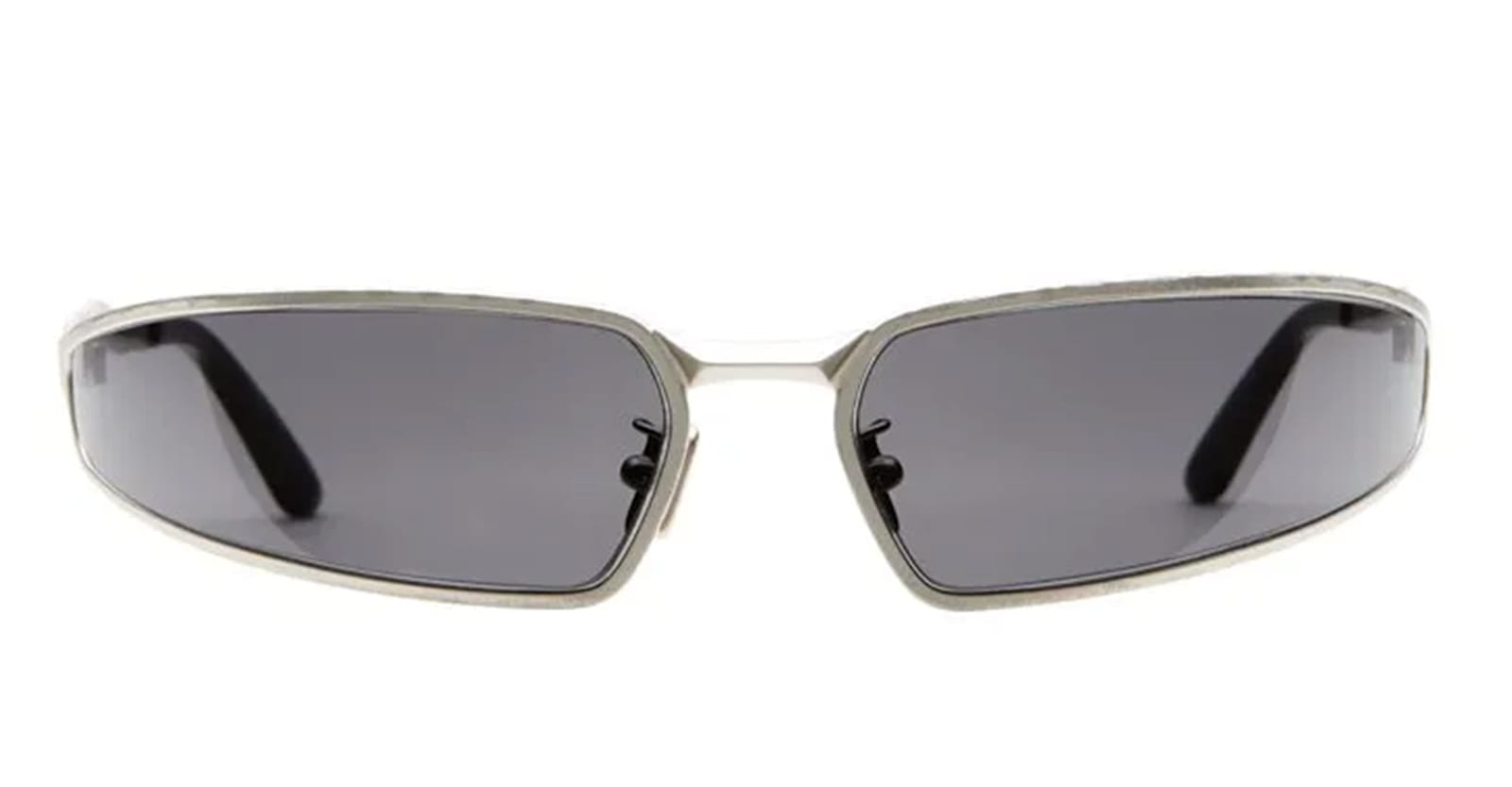 Kuboraum Mask H34 Sm - Silver Matt Sunglasses In Black