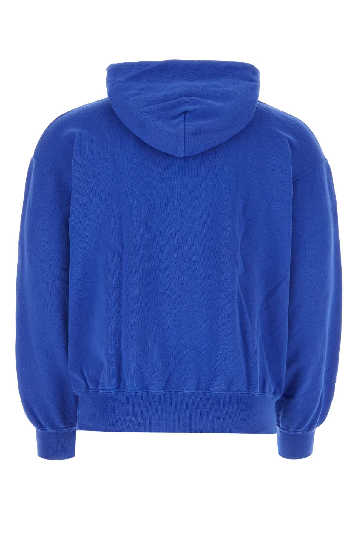 Shop Wild Donkey Electric Blue Cotton Blend Sweatshirt In Royblu
