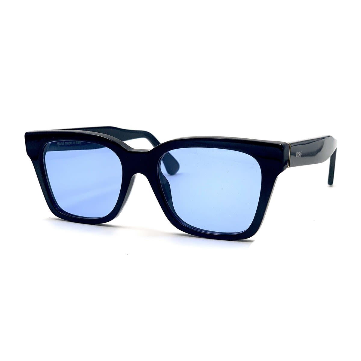 Shop Retrosuperfuture Super America Azure Sunglasses In Nero