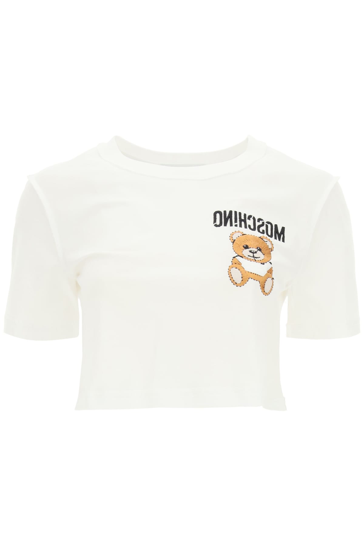Moschino Cropped T-shirt Inside Out Teddy Bear