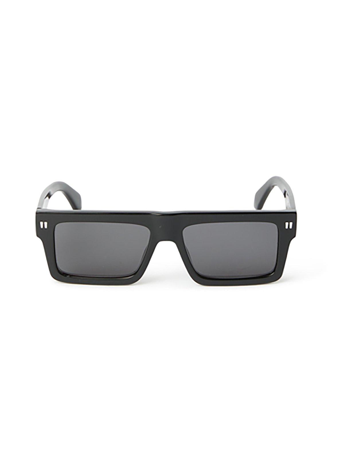 Off-white Rectangular Frame Sunglasses In Black
