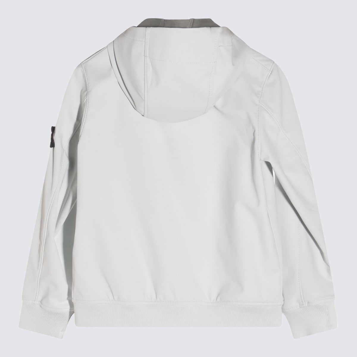 Stone Island White Casual Jacket In Gray