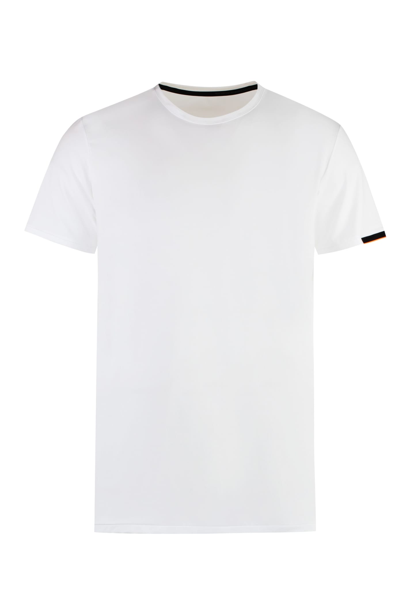 Rrd - Roberto Ricci Design Oxford Techno Fabric T-shirt In Bianco