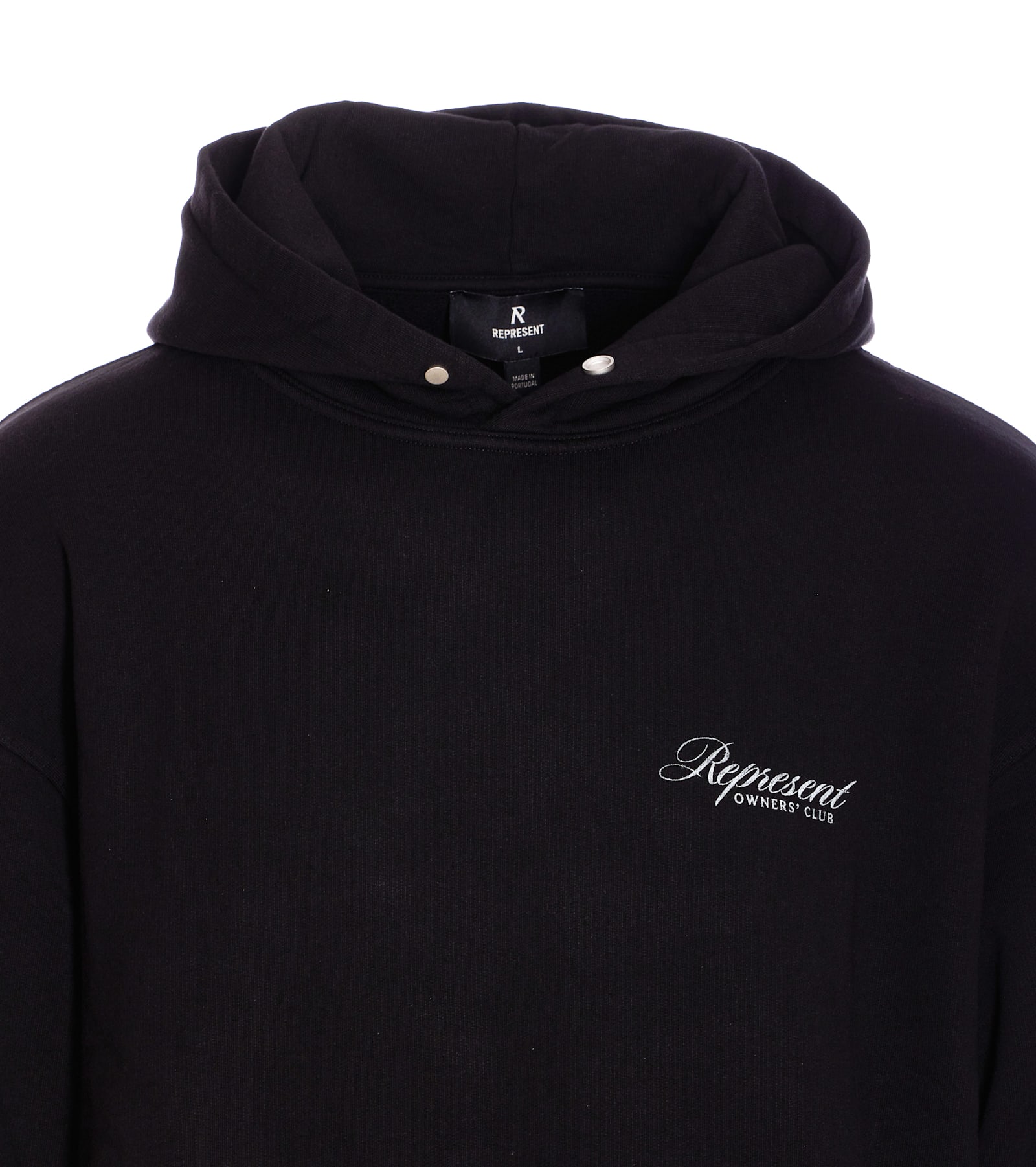 Represent Owners Club Script Hoodie In Black