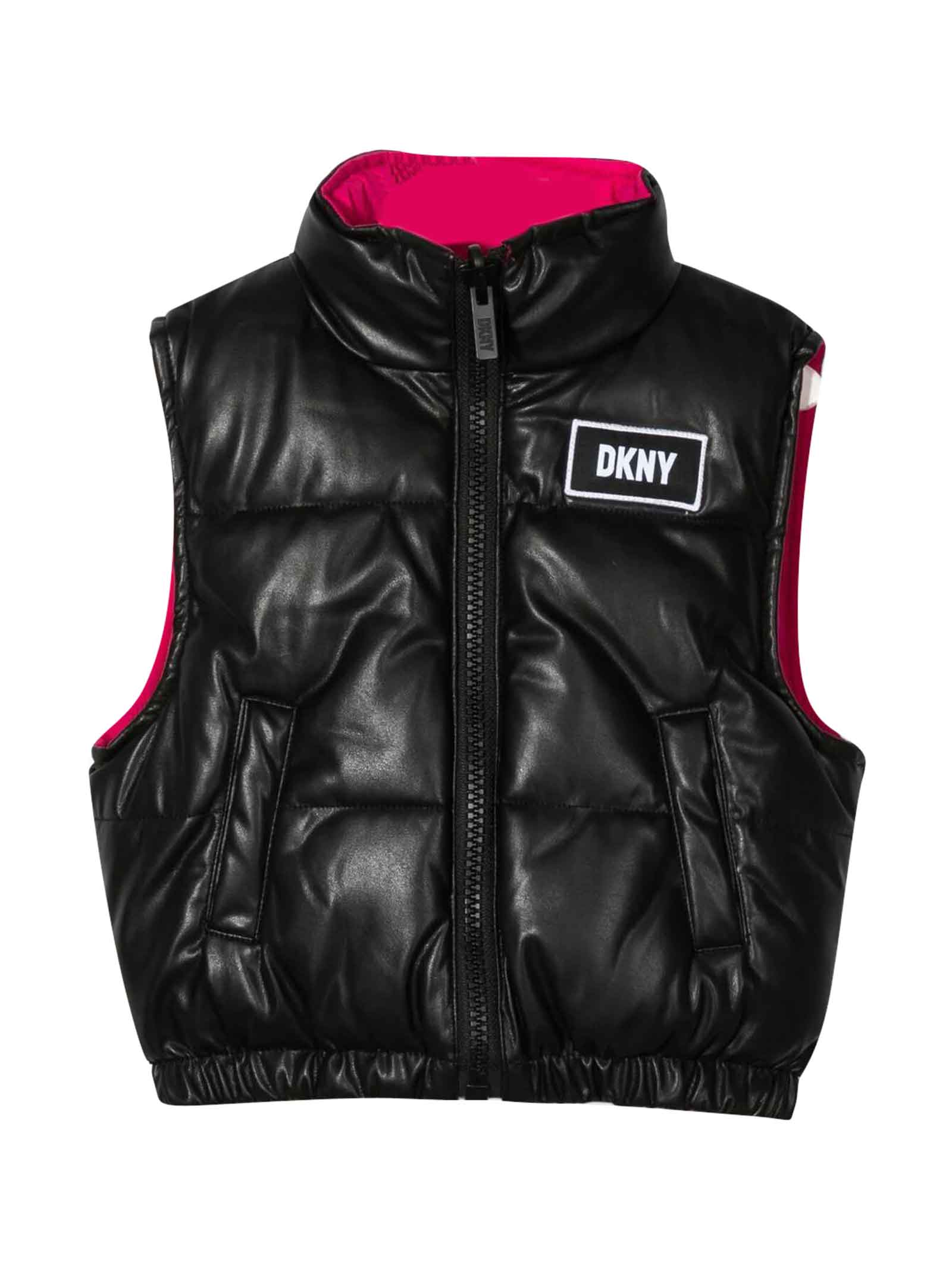 DKNY Girl Reversible Padded Vest