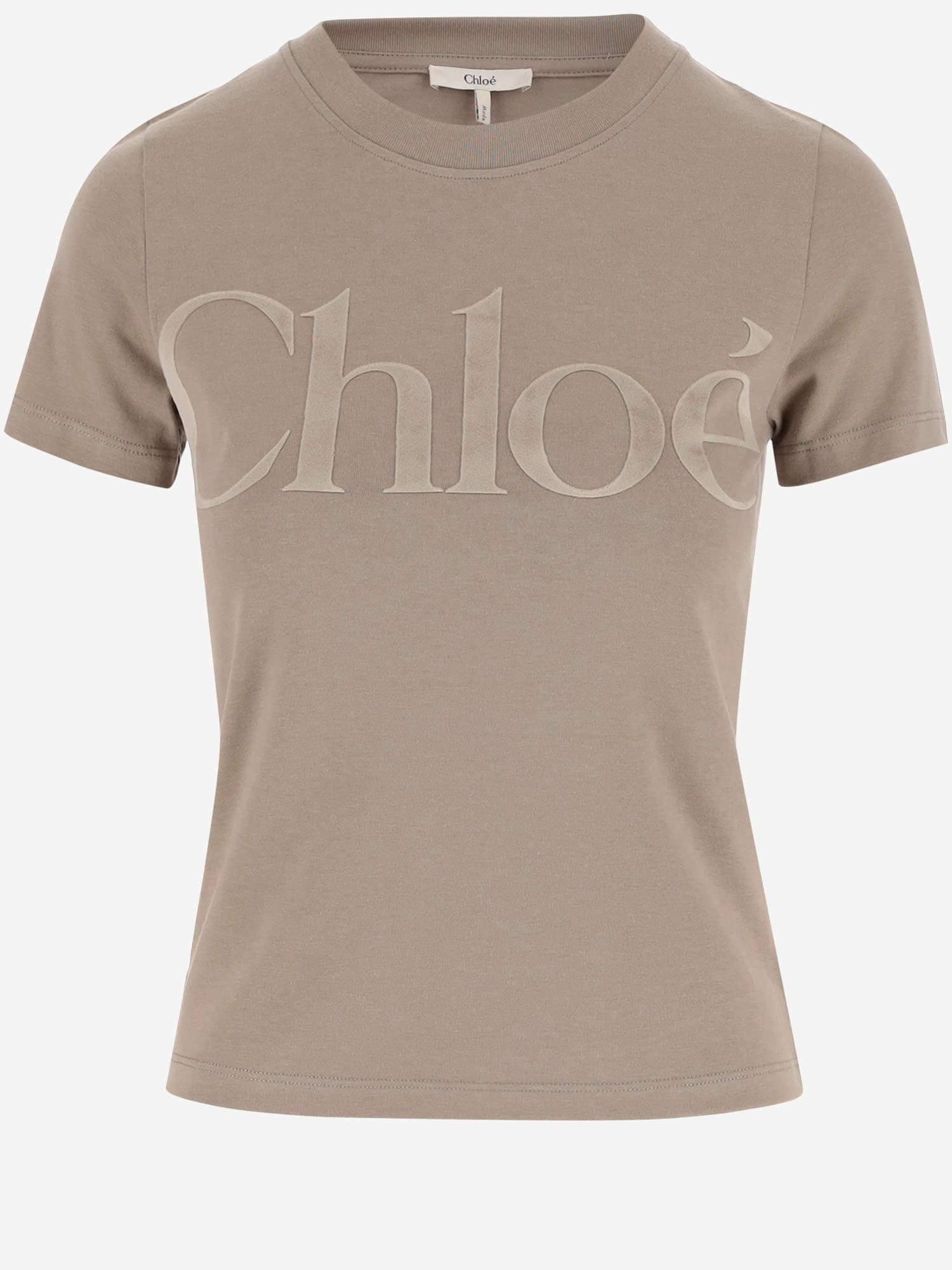 Chloé Cotton Jersey T-shirt With Logo