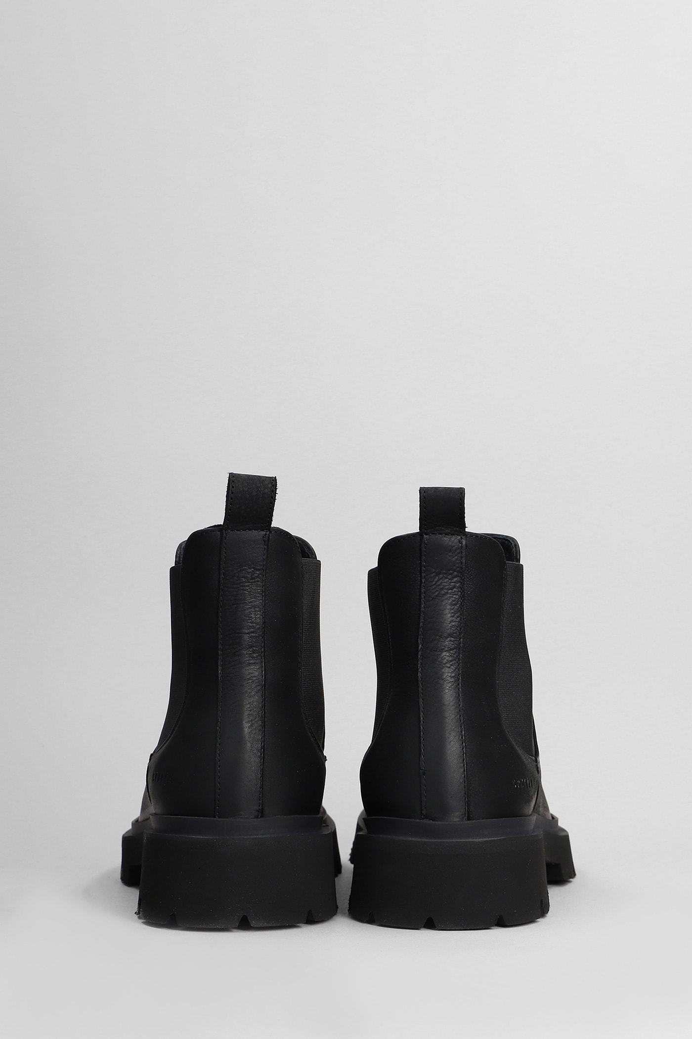 Shop Copenhagen Cph 128 Combat Boots In Black Nubuck