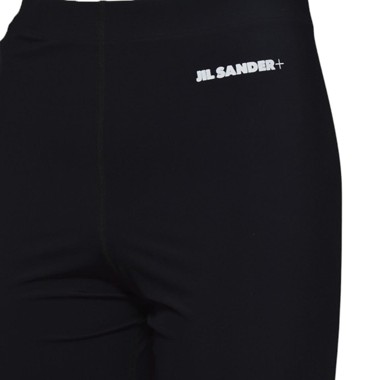 Jil Sander + Logo Printed Biker Shorts In Nero