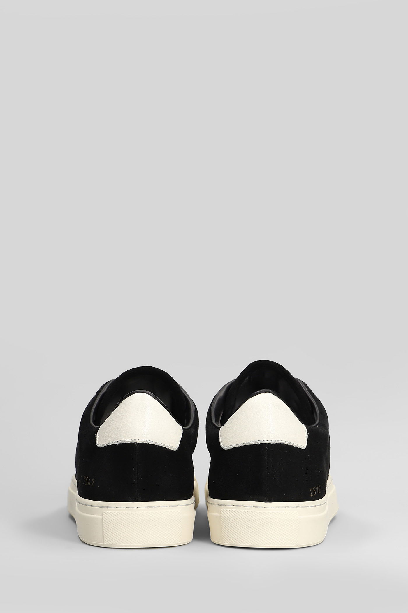 Common Projects Retro Vintage Sneakers In Black Suede In Black