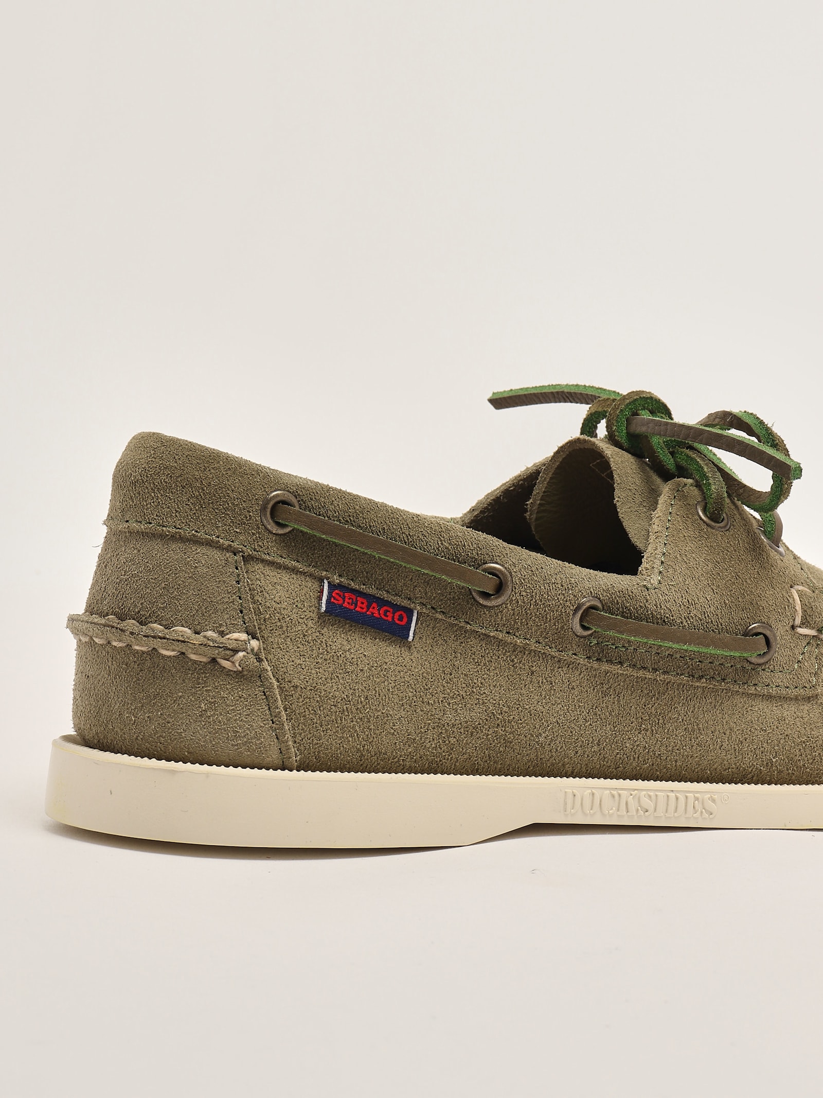 Sebago Portland Flesh Out Suede Loafers In Militare
